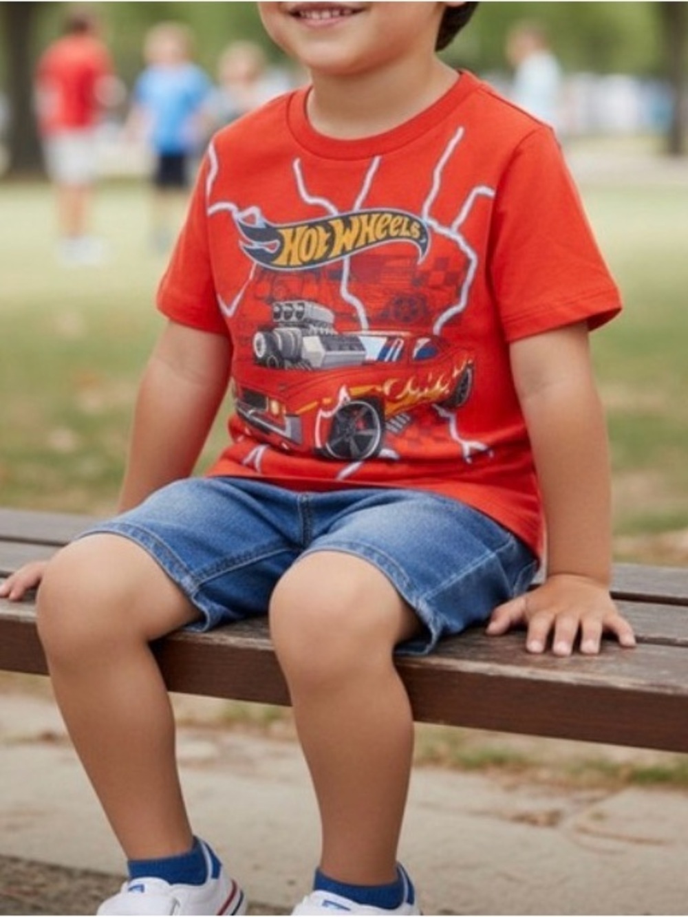 Tucker + Tate Hot Wheels Lightning Graphic Tee - Red Nordstrom